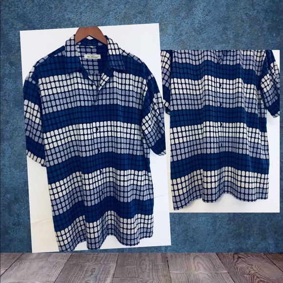 Vtg BEN SHERMAN Retro 1970s Short Sleeve Shirt - Picture 5 of 8